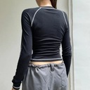 Tričko s potlačou Streetwear Knitted Crop Top W Značka bez marki