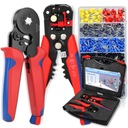 ZESTAW ŚCIĄGACZ IZOLACJI ZACISKARKA PRASKA SZEŚCIOKĄTNA DO TULEJEK 1900 SZT