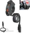 ПОДВІЙНА ЗАРЯДНИЙ ПРИСТРІЙ USB DO МОТОЦИКЛА 30W PD 18W QC3.0 12V 24V  (18871323399) фото min 10