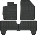 TOYOTA YARIS II (2005-2011) Коврики из цельной резины на заказ + стопоры
