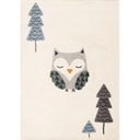 Ковер Типи Желтый Sleeping Owl 120x170см кремовый