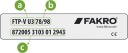 Маркизная штора AMZ 10 090 для окон FAKRO и OptiLight 66x140 кассета RAL7022