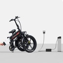 Складной городской электрический велосипед 1000 Вт, 17 Ач, 50 км/ч, 20 x 4,0 дюйма, толстые шины eMTB