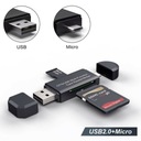 USB-адаптер Устройство чтения карт памяти Micro SD OTG 3 в 1 SDXC