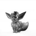 FIGURKA RPG - SERIA PAPAJMON - JAN EEVEŁ 2 - SZARY 25 MM