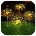 2 шт. СОЛНЕЧНАЯ САДОВАЯ ЛАМПА Одуванчик 150 светодиодов