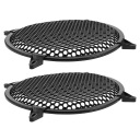 2 ШТ. ДЕКОРАТИВНЫЕ РЕШЕТКИ ДЛЯ ДИНАМИКОВ ЧЕРНАЯ СЕТКА