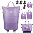 БОЛЬШАЯ ДОРОЖНАЯ СПОРТИВНАЯ СУМКА, СКЛАДНАЯ, РАСШИРЯЕМАЯ НА КОЛЕСАХ, ДЛЯ САМОЛЕТА