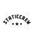 Наклейка на автомобиль STATIC CREW 15 см