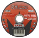TARCZA DO CIĘCIA METALU 125 x 1,0mm RICHMANN