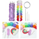 Zestaw krosien szpulowych Easy Weaver Knitter Mini Knitting Fioletowy 8 kolorów