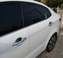 Хромированные колпачки дверных ручек Kia Rio K2 2011 - 2017
