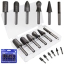 КОНЦЕВЫЕ ФРЕЗЫ ДЛЯ МЕТАЛЛА, НАПИЛЬНИКИ HSS, НАБОР, 6 ПРЕДМЕТОВ