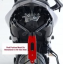 КРІПЛЕННЯ НОМЕРА REJESTRACYJNEJ, HONDA CBR500R, CB500F,CB500X, ЧОРНИЙ  фото 11