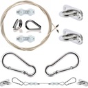 СТАЛЬНОЙ КАБЕЛЬ Z4 2 м ДЛЯ САДОВЫХ ШТОР НА ТЕРРАСЕ