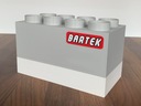 Настольный органайзер с именем Держатель для мелков Brick в стиле LEGO ECO