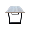 Rozkladací stôl sonoma + kov 160-260 cm obývacia izba Značka Meblo-Trans
