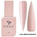 DNKa Cover Base 12 ml, 0040 ROMANTIC SREBRNE DROBINKI