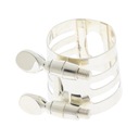 Лигатурный зажим Finest Alto Perform DIY, партия деревянных духовых инструментов из серебра