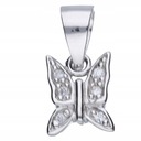 СЕРЕБРЯНЫЙ КУЛОН БАБОЧКА