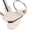 2 SZT. КЛЮЧИК ЗАЖИГАНИЯ МЕТАЛИЧЕСКИЙ O SREDNICY 5MM VINTAGE УНИВЕРСАЛЬНЫЙ ID  фото 6