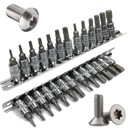 YATO — НАБОР НАСАДОК TORX С ХВОСТОВИКОМ 1/4 ДЮЙМА, ШЕСТИГРАННЫЕ СВЕРЛА