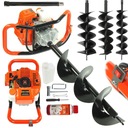 БЕНЗИНОВАЯ БУРОВАЯ УСТАНОВКА БЕНЗИНОВЫЙ ШНЕК ДЛЯ ПОЧВЕННЫХ БУРОВ x 3 +