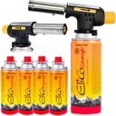 ГАЗОВАЯ ГОРЕЛКА, КЕРАМИЧЕСКИЙ КАРТРИДЖ, ЛУТЛАМПА + 4 КАРТРИДЖА