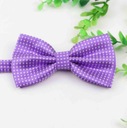 МУЖСКОЙ фиолетовый галстук-бабочка в горошек