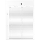 Вкладыши для личного дела B 10 листов БИУРФОЛ