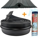 USZCZELKA GARAŻOWA, PRÓG DO BRAMY 85x12MM - 4,5M +KLEJ PROGOWA B-998 CIEPŁY