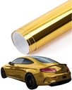 ЗОЛОТАЯ ФОЛЬГА ЗОЛОТАЯ ХРОМНАЯ ХРОМИРОВАННАЯ АВТОМОБИЛЬНАЯ ОБЛЕПЕЧИВКА 152см