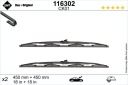 ДВІРНИК ДВІРНИКИ ШАРНІРНІ ПЕРІД (2SZT.) 450MM ПІДХОДИТЬ DO: MERCEDES S  (17665489613) фото min 8