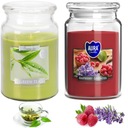 ŚWIECE ZAPACHOWE ŚWIEŻE SŁODKIE ŚWIECZKI 2X ŚWIECA ZESTAW NA PREZENT XXL