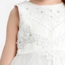 Šaty Fabienne - Elegantná tvorba pre deti biela, 104 Veľkosť (new) 104 (99 - 104 cm)