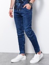 Spodnie męskie jeansowe joggery niebieskie P907 L Marka Ombre