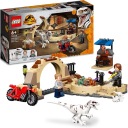 LEGO JURASSIC WORLD Погоня на мотоцикле Атроцираптора