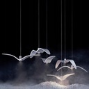 ПОДВЕСНОЙ СВЕТИЛЬНИК ЛЮСТРА ЧАЙКА НОЧНАЯ ПТИЦА 3000К (А)