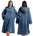 ПОНЧО З КАПЮШОНОМ РУШНИК МОРЖОВИЙ ХАЛАТ КУПАЛЬНИЙ ХАЛАТ СЕРФІНГ В БАСЕЙНІ