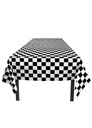 Скатерть МЕТА, бело-черная клетчатая