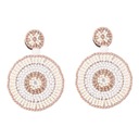 СЕРЬГИ МИСС БЕЛЫЙ РИС ИЗ БУСИН