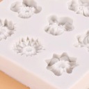 Силиконовая форма для цветов, 11 разных цветов.