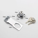 Blokowanie Hasp i Staple With Keys kłódka szafka