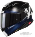 SHOEI VISOR NA REMOVABLE FILM CWR-F2 RACING NXR2, X-SPR PRO MOCNO PRZYCIEMNIANY  photo 7