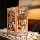 Миниатюрный Дом Книжный Уголок Секретный Офис CuteBee 3D Модель Книжной Полки