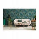 ОБОИ, ЛИСТЬЯ, ЦВЕТОЧНЫЙ УЗОР, ВИНИЛ НА БЕЗПОЛЕ