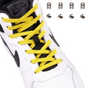 Sznurówki płaskie elastyczne do butów żółte