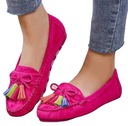 ЗАМШЕВЫЕ БАЛЕТКИ МОКАСИНЫ ФУКЧИЯ РОЗОВЫЕ 37