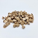 100x Мебельная заглушка для отверстия вяз диаметром 5 шт.