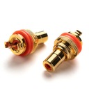 РАЗЪЕМ RCA CINCH ДЛЯ ПОЗОЛОЧЕННОГО КОРПУСА, БЛЕСКОВОЕ КАЧЕСТВО